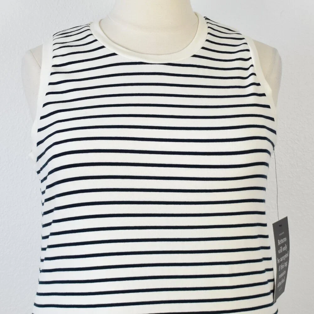 Pomander Place Navy Stripe Gio Maxi Dress NEW - XXL - Picture 2 of 10